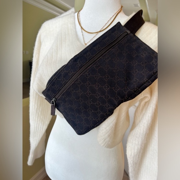 Gucci bum bag brown vintage authentic, non binary, gender fluid - Picture 2 of 11
